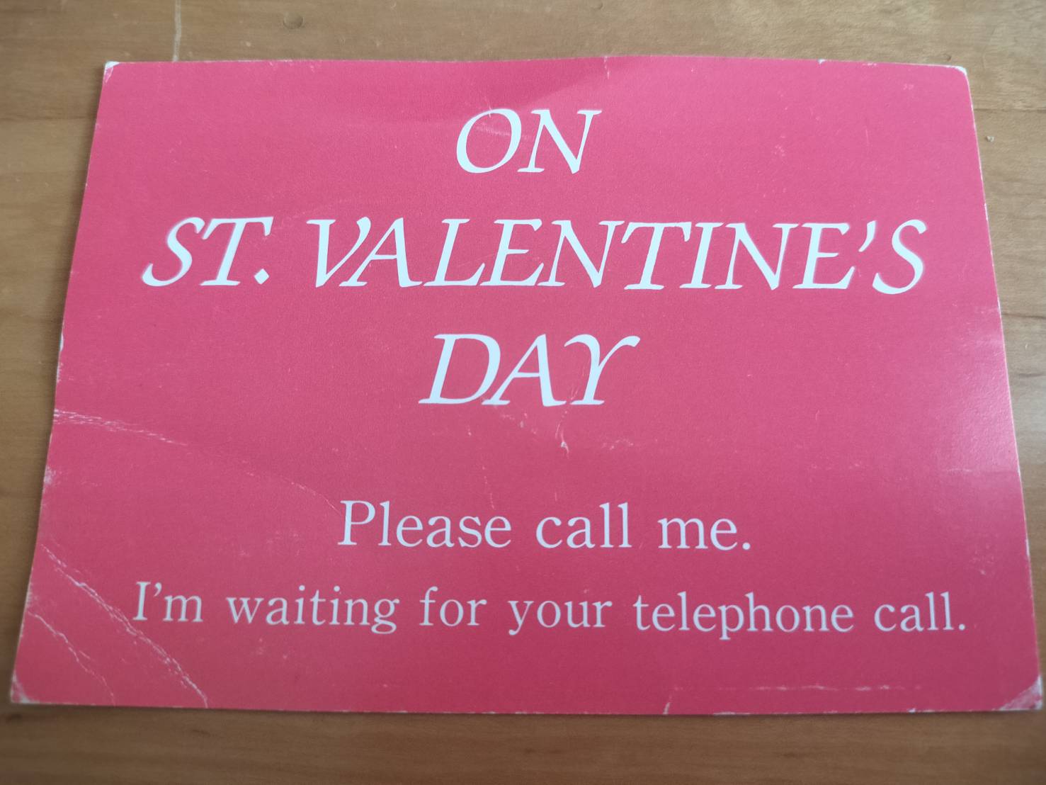 バレンタインイベントカード